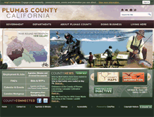 Tablet Screenshot of countyofplumas.com